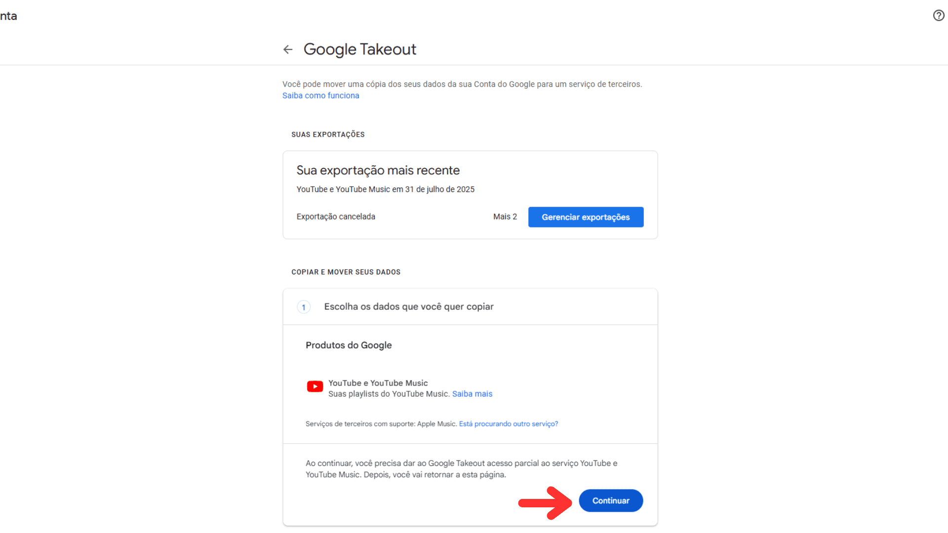 Como transferir playlist do YouTube Music para Apple Music. Imagem: Reprodução/Olhar Digital