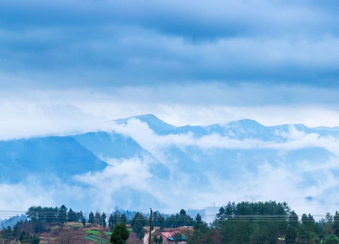 Os vulcões estão enterrados abaixo da Bacia de Sichuan, no sul da China, segundo o estudo.