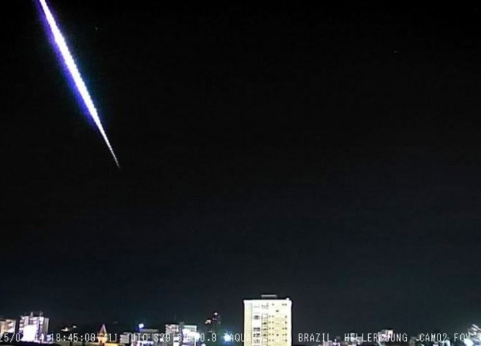 meteoro bola de fogo
