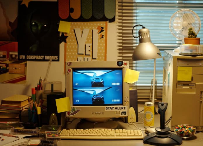 Setup de um adolescente nos anos 2000