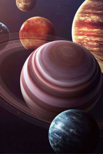 Capa - meteorito planetas