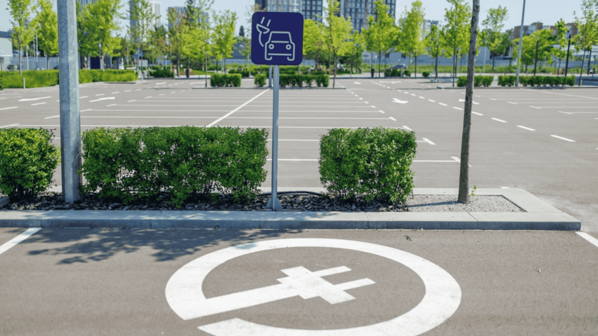 Vaga para carro elétrico