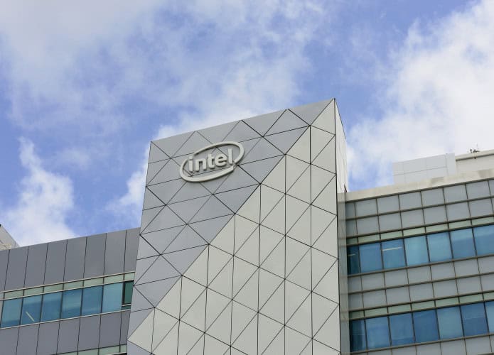 Fachada do prédio da Intel