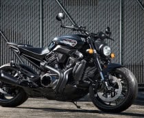Imagem ilustrativa de uma moto Harley Davidson de cor preta