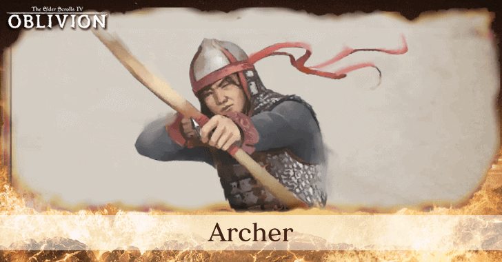 Arqueiro, uma das classes em Elder Scrolls IV Oblivion Remastered