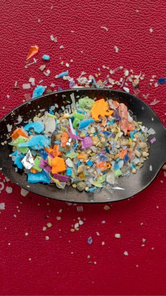 Microplásticos contaminação