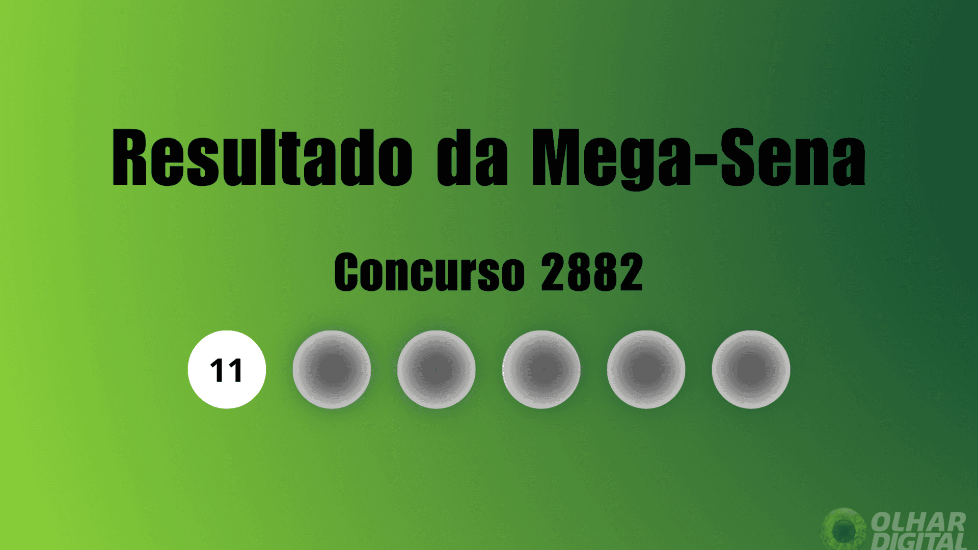 Resultado Mega-Sena concurso 2882