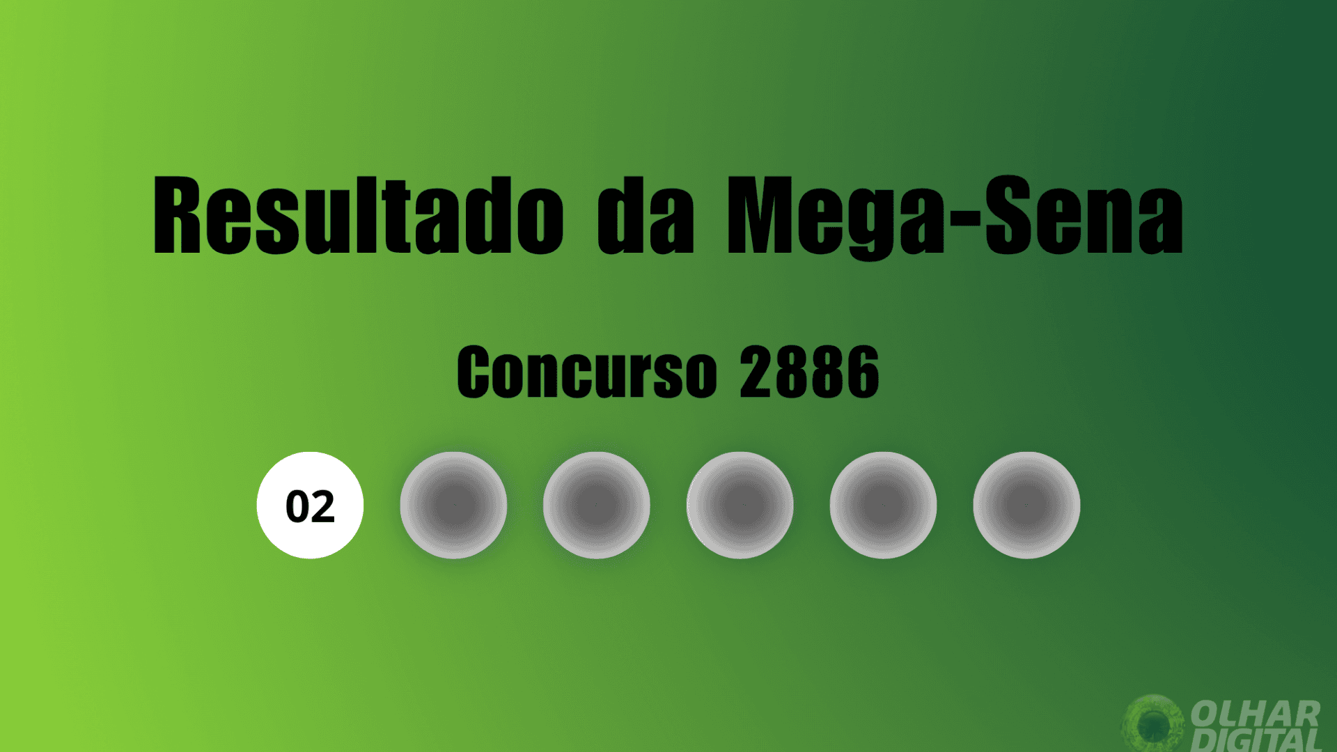 Resultado Mega-Sena concurso 2886