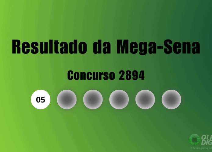 Resultado da Mega-Sena concurso 2894