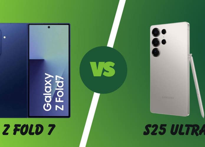 Samsung Galaxy Z Fold 7 vs Samsung Gaslaxy S25 Ultra