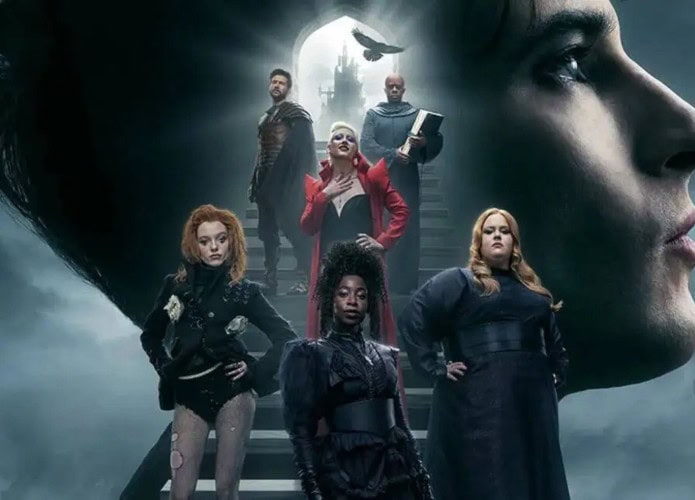 diversos personagens da serie sandman em um montagem