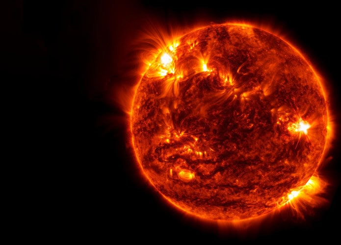 Sol visto do Espaço