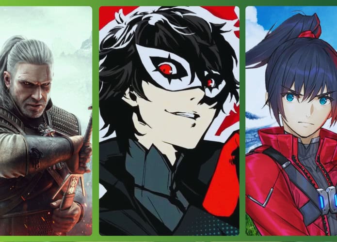 The Witcher 3, Persona 5 Royal e Xenoblade Chronicles 2