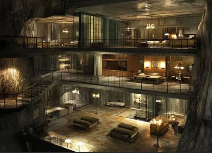 Bunkers de luxo são nova tendência no mercado imobiliário.