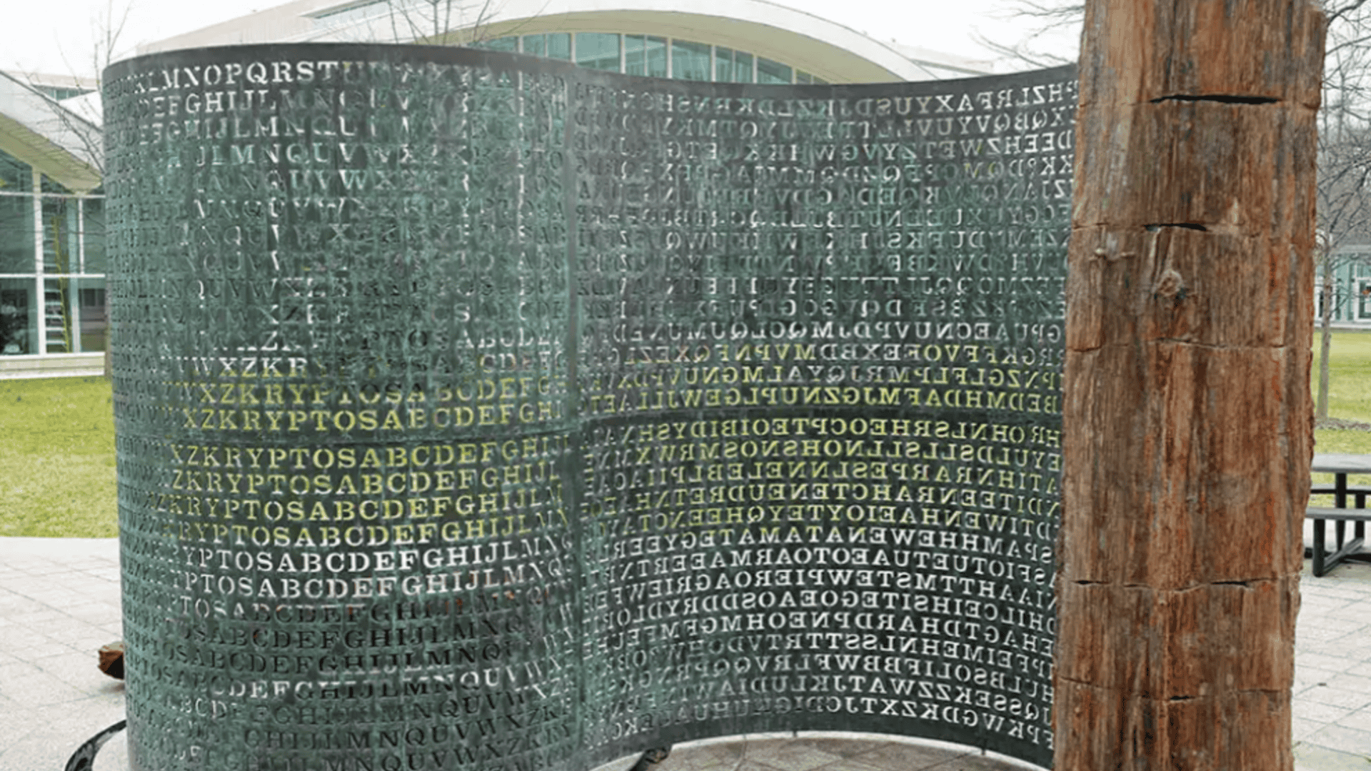Escultura enigmática da CIA
