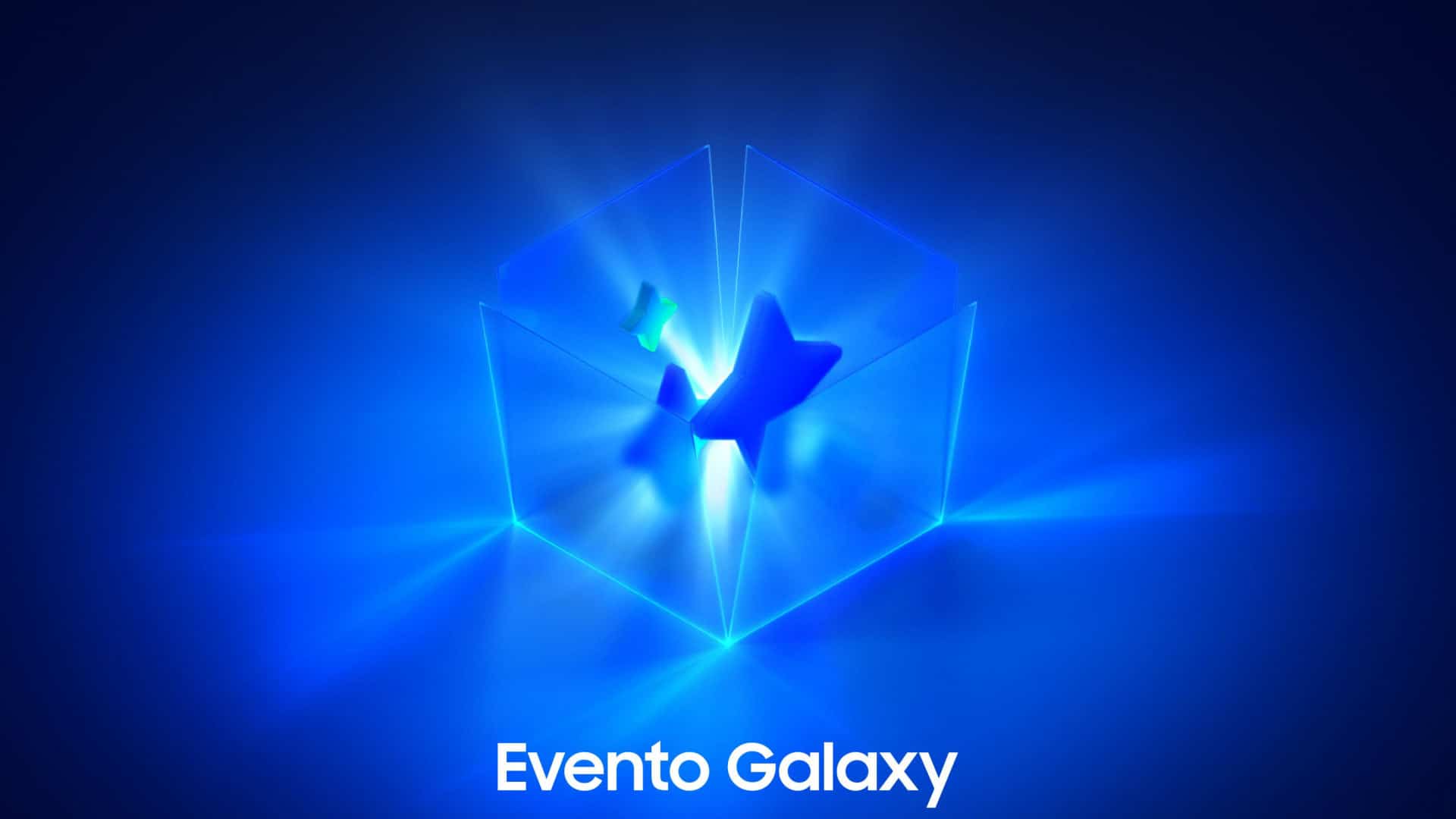Ilustração digital da edição de setembro do Samsung Unpacked