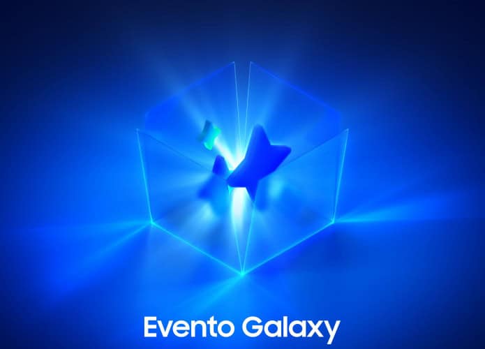Ilustração digital da edição de setembro do Samsung Unpacked