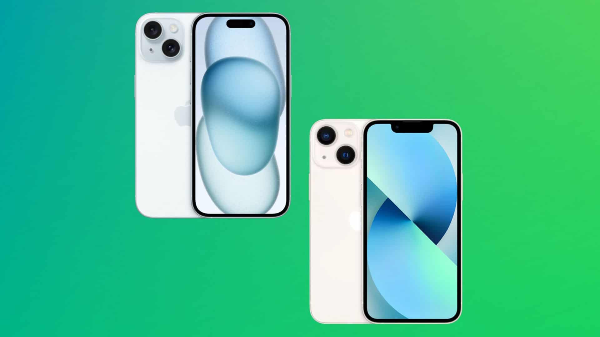 Montagem com modelos de iPhone em promoção na Amazon