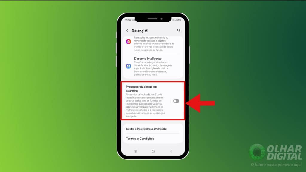 Inteligência artificial da Samsung