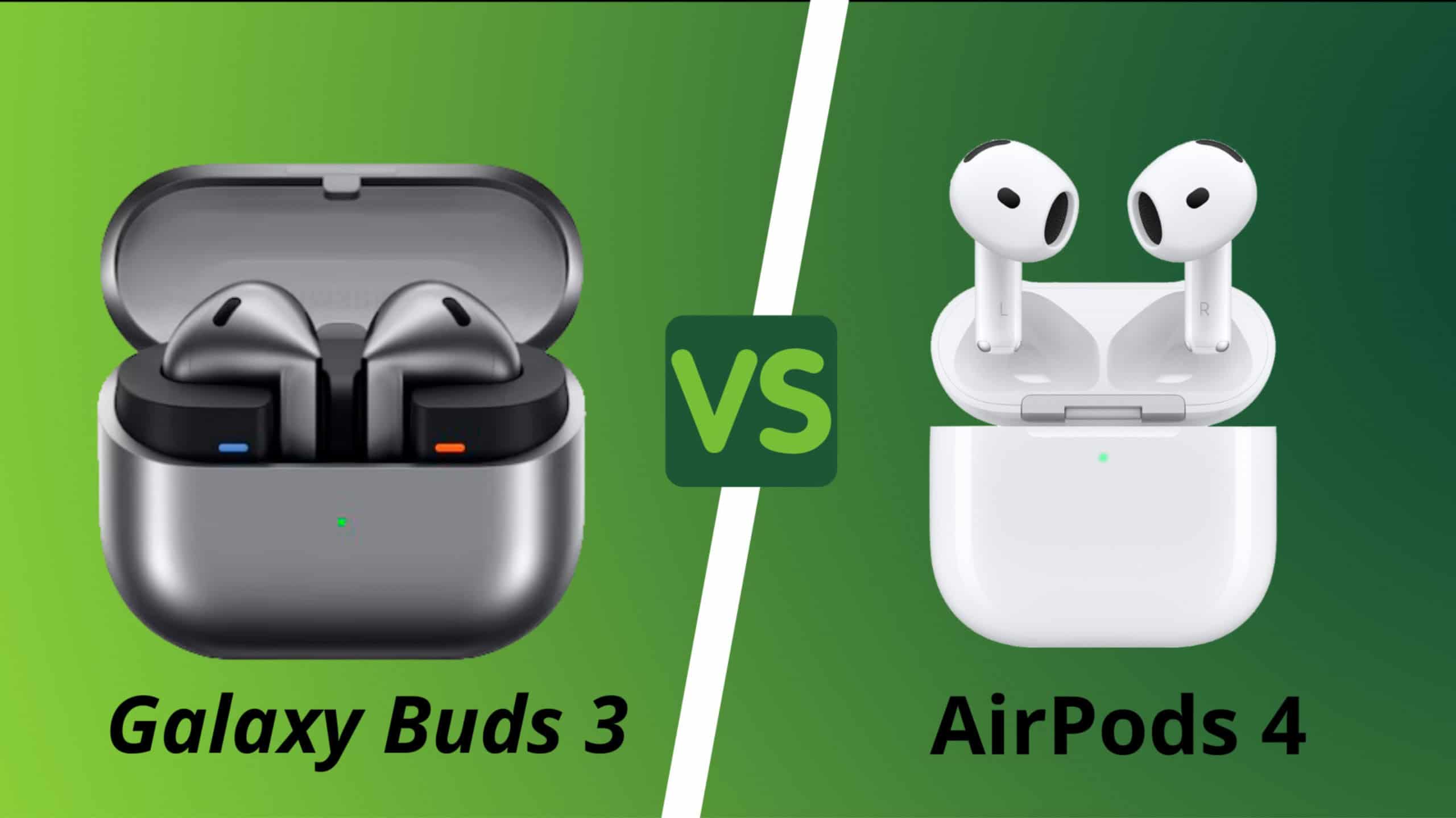 Galaxy Buds 3 ou AirPods 4? Veja qual o melhor fone Bluetooth para você