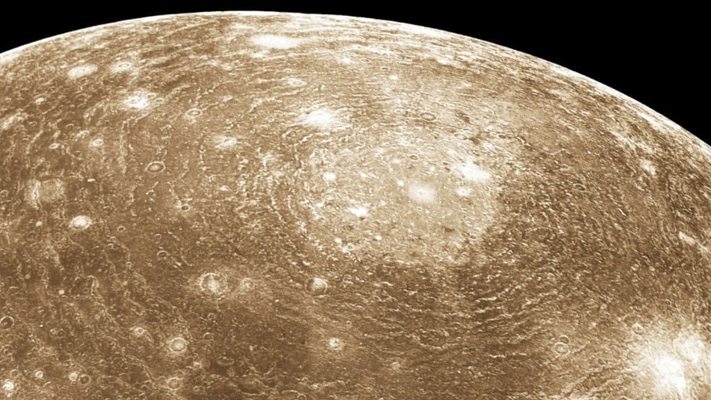 Lua Calisto, de Júpiter