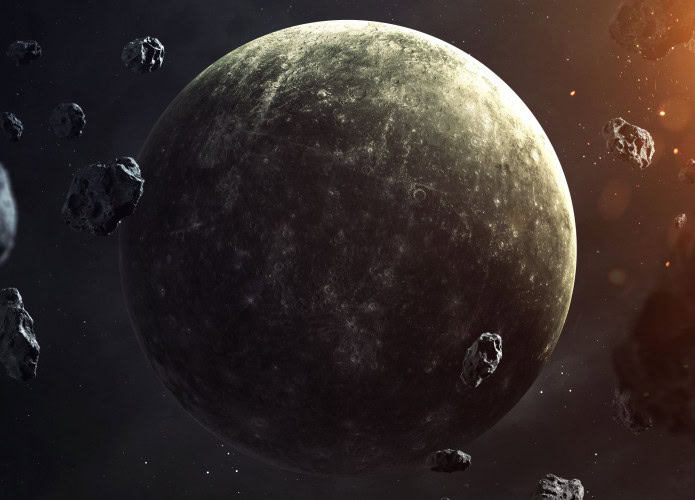Segundo estudo, dois meteoritos encontrados na Terra podem ter vindo de Mercúrio.
