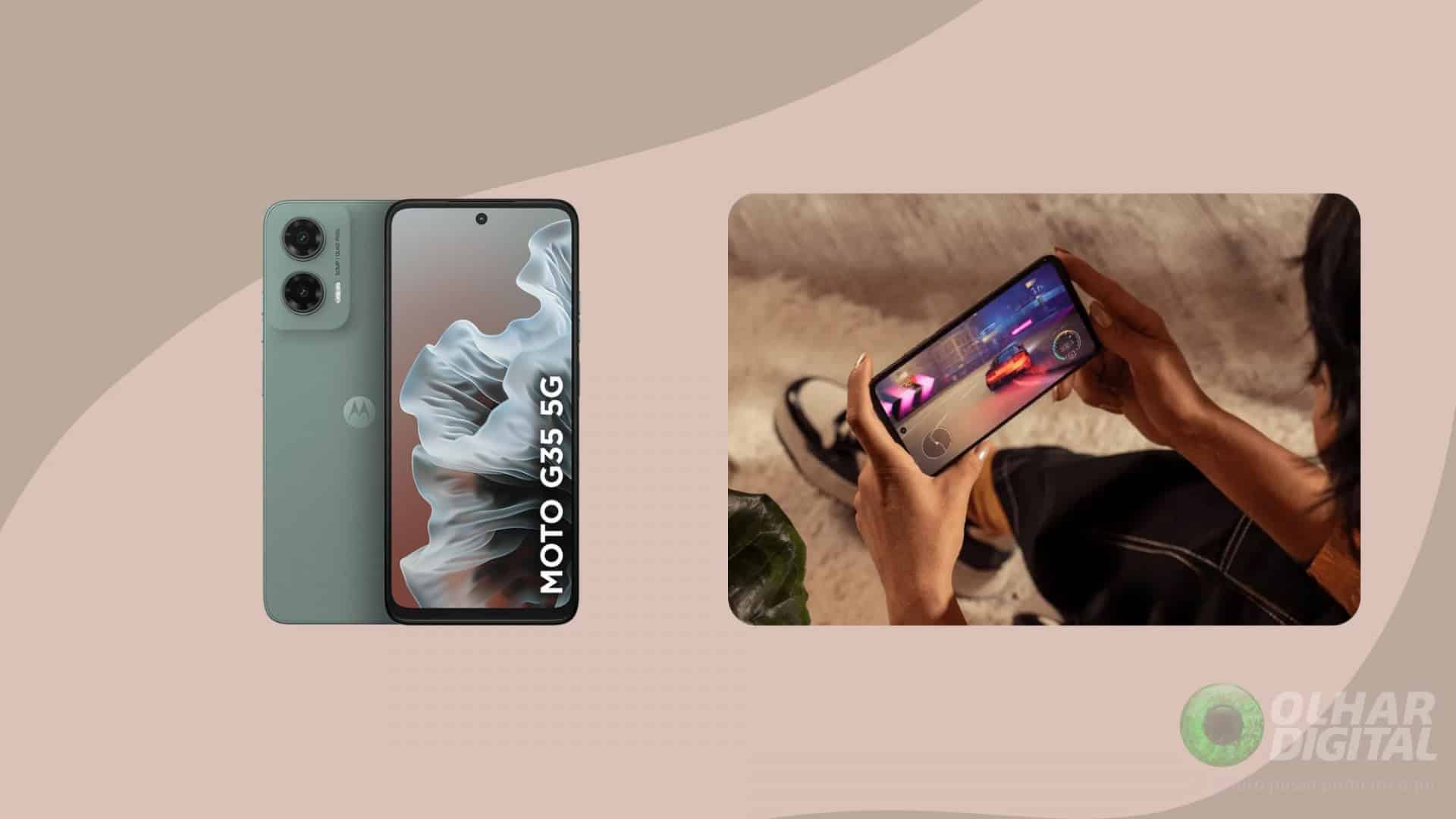 Montagem com Moto G35