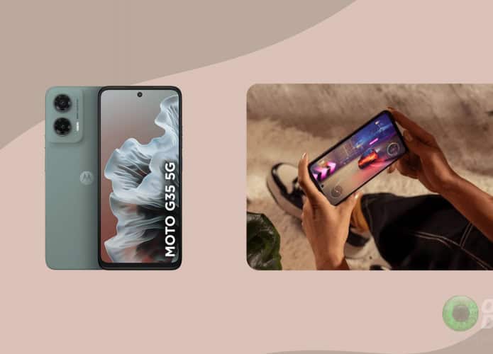 Montagem com Moto G35