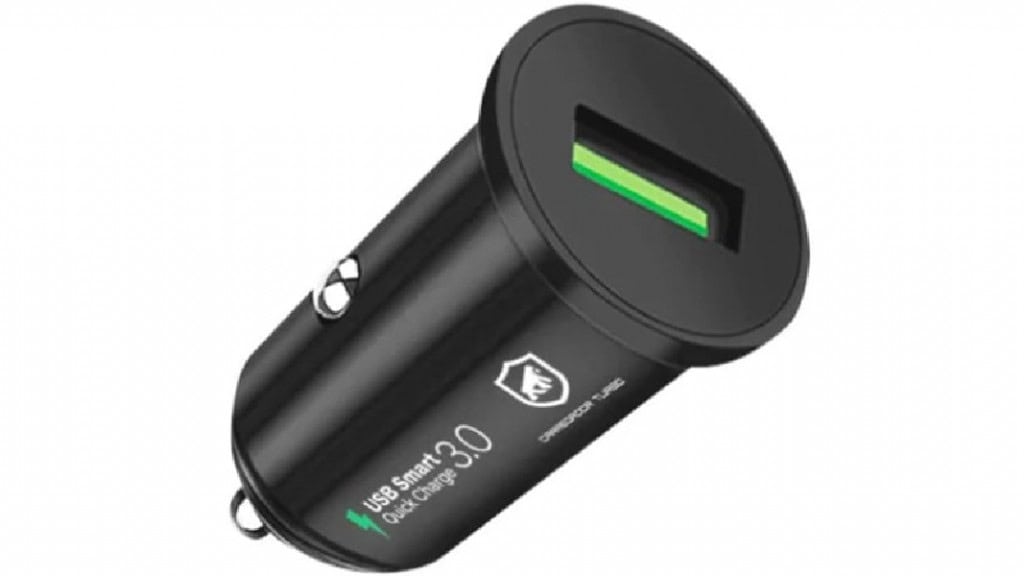 Gshield Carregador Veicular Universal 18W USB-A Carregamento Rápido Qualcomm 3.0 Certificado Anatel, Turbo One Preto