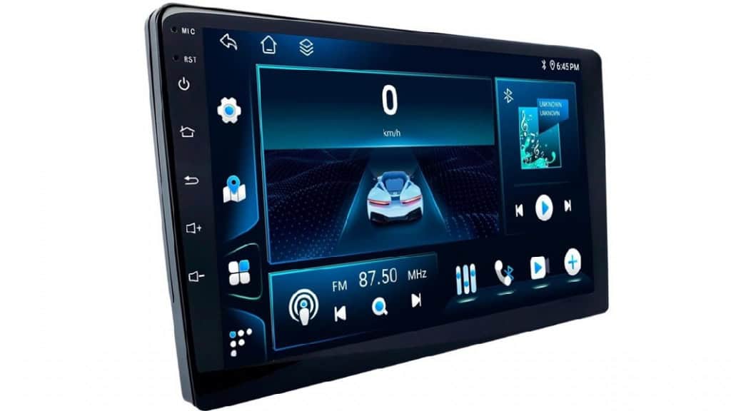 H-TECH Central Multimidia 9pol Octa-Core 4GB 64GB Android 13 Carplay Android Auto