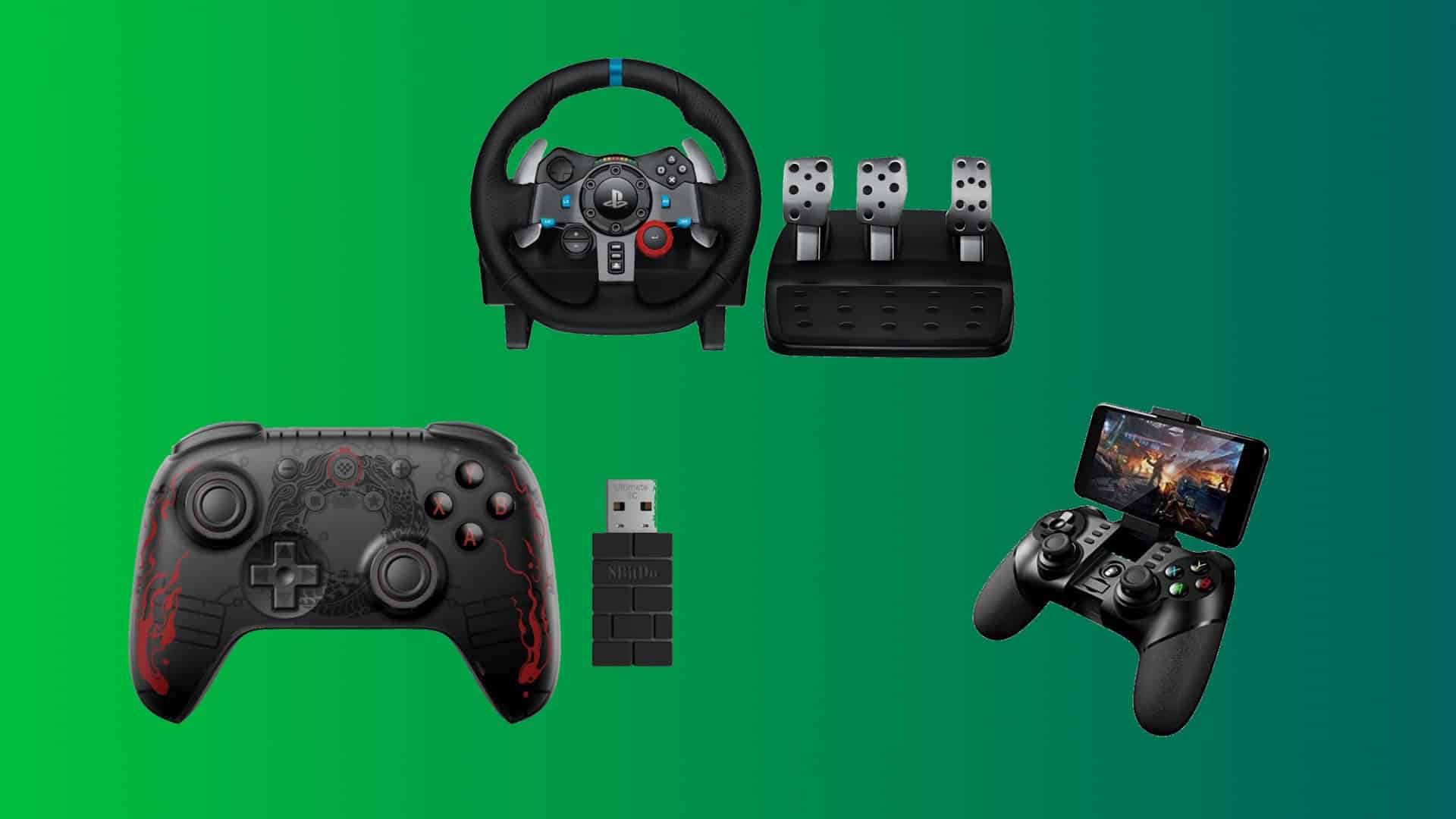 Controles e acessórios