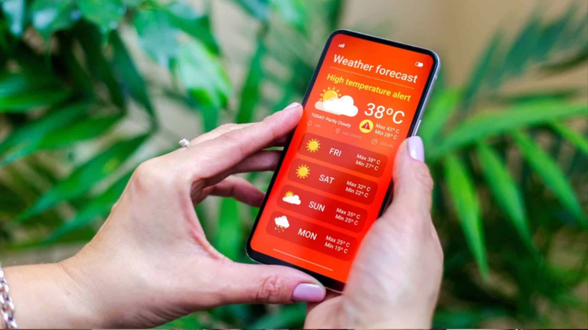 Temperatura no celular