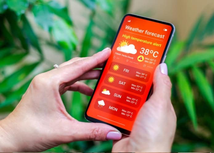 Temperatura no celular