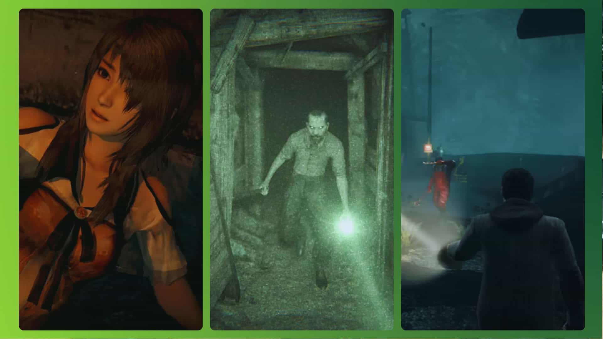 Fatal Frame, Outlast 2 e Alan Wake 2