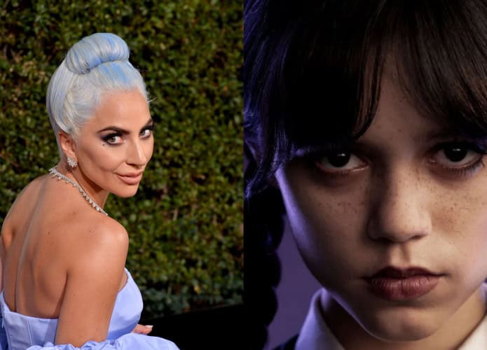 lady gaga e wandinha