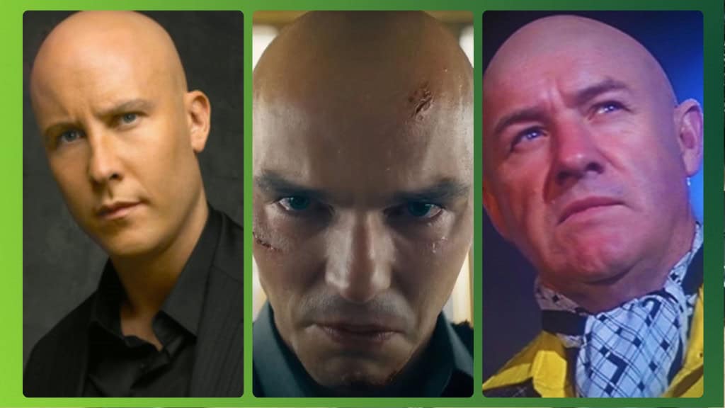 : Atores que interpretaram o Lex: Michael Rosenbaum, Nicholas Hoult e Gene Hackman