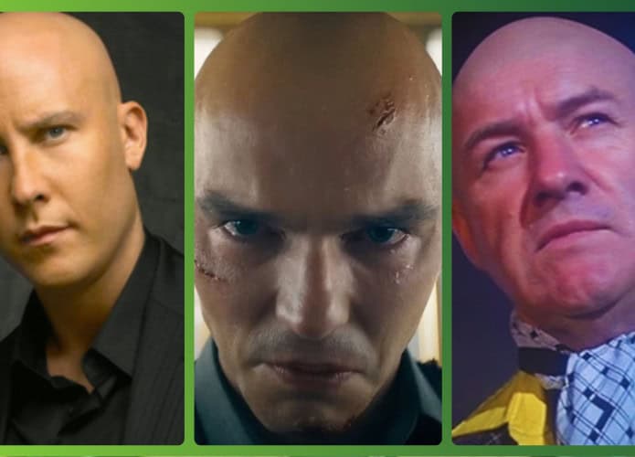 : Atores que interpretaram o Lex: Michael Rosenbaum, Nicholas Hoult e Gene Hackman