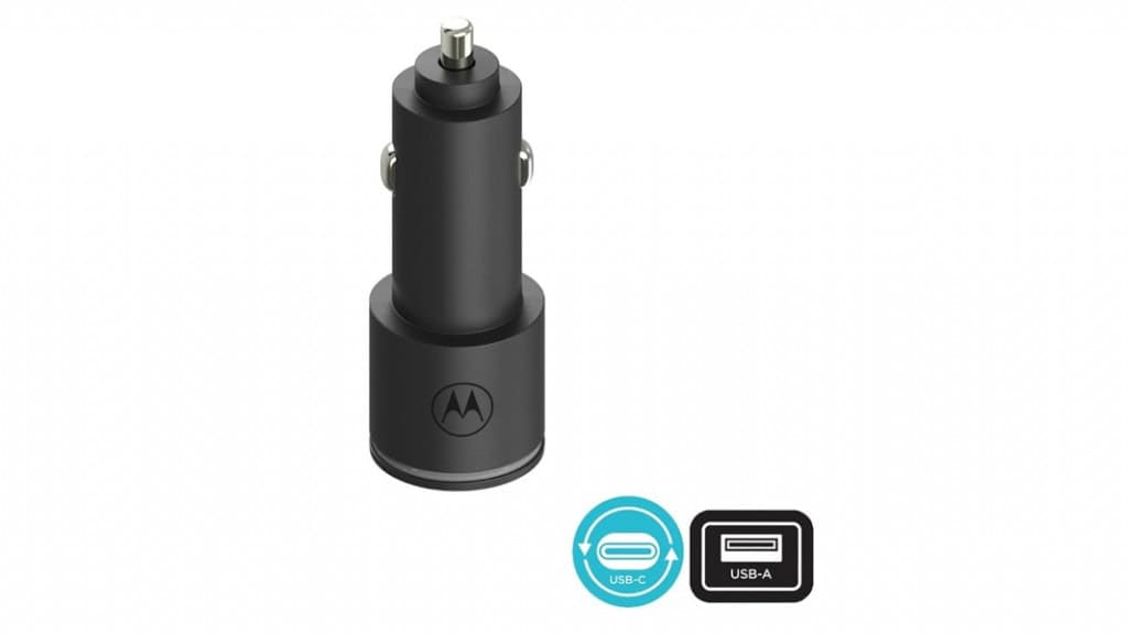 Motorola, Carregador Veicular Turbo Power™ 45W CHR-0679, Porta USB-A e USB-C