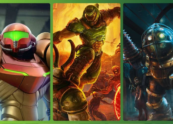 Metroid Prime, DOOM Eternal e BioShock