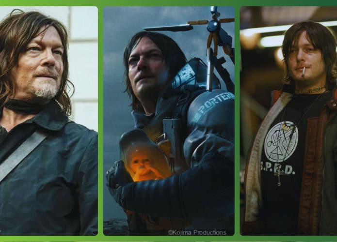 Norman Reedus em The Walking Dead, Death Stranding e Blade 2