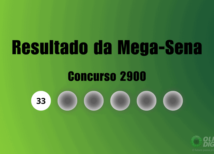 Concurso Mega-Sena resultado 2900