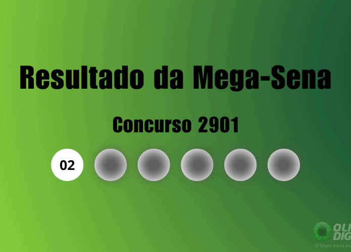 Resultado Mega-Sena concurso 2901