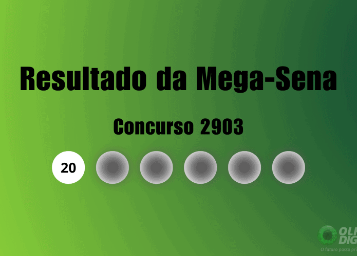 Resultado Mega-Sena concurso 2903