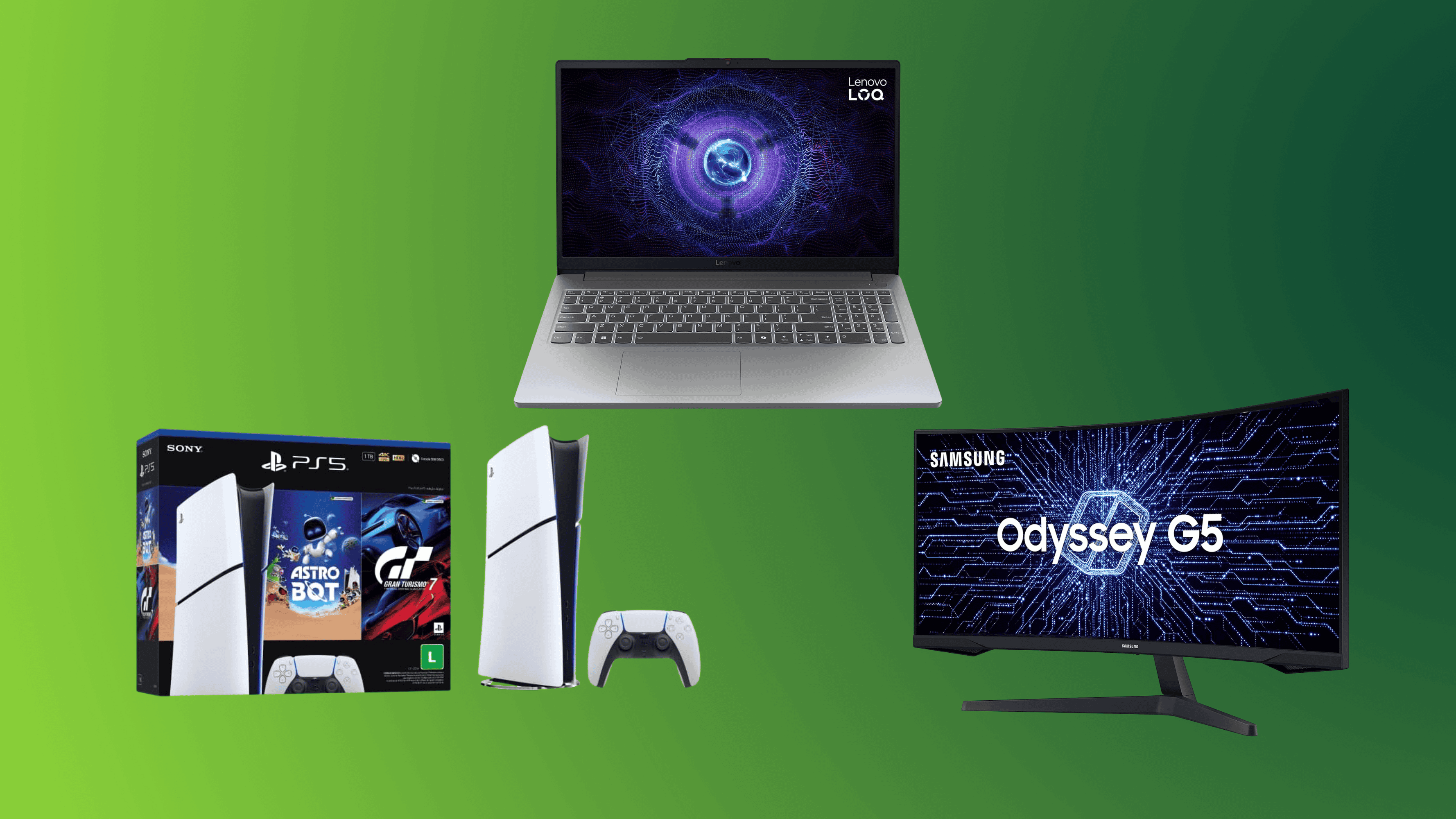 Semana Gamer na Amazon: PS5, notebook, monitor e mais em oferta
