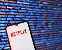 Logo da Netflix em um smartphone