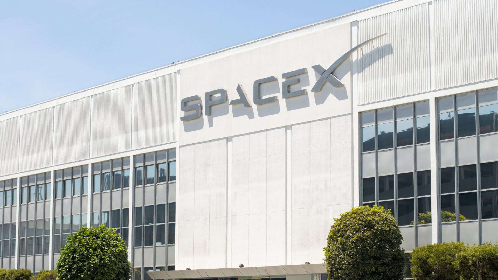 Fachada da SpaceX