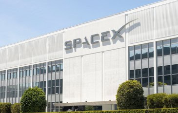 Fachada da SpaceX