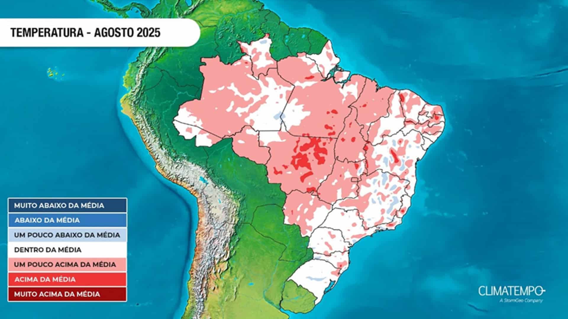 previsão de temperatura para agosto