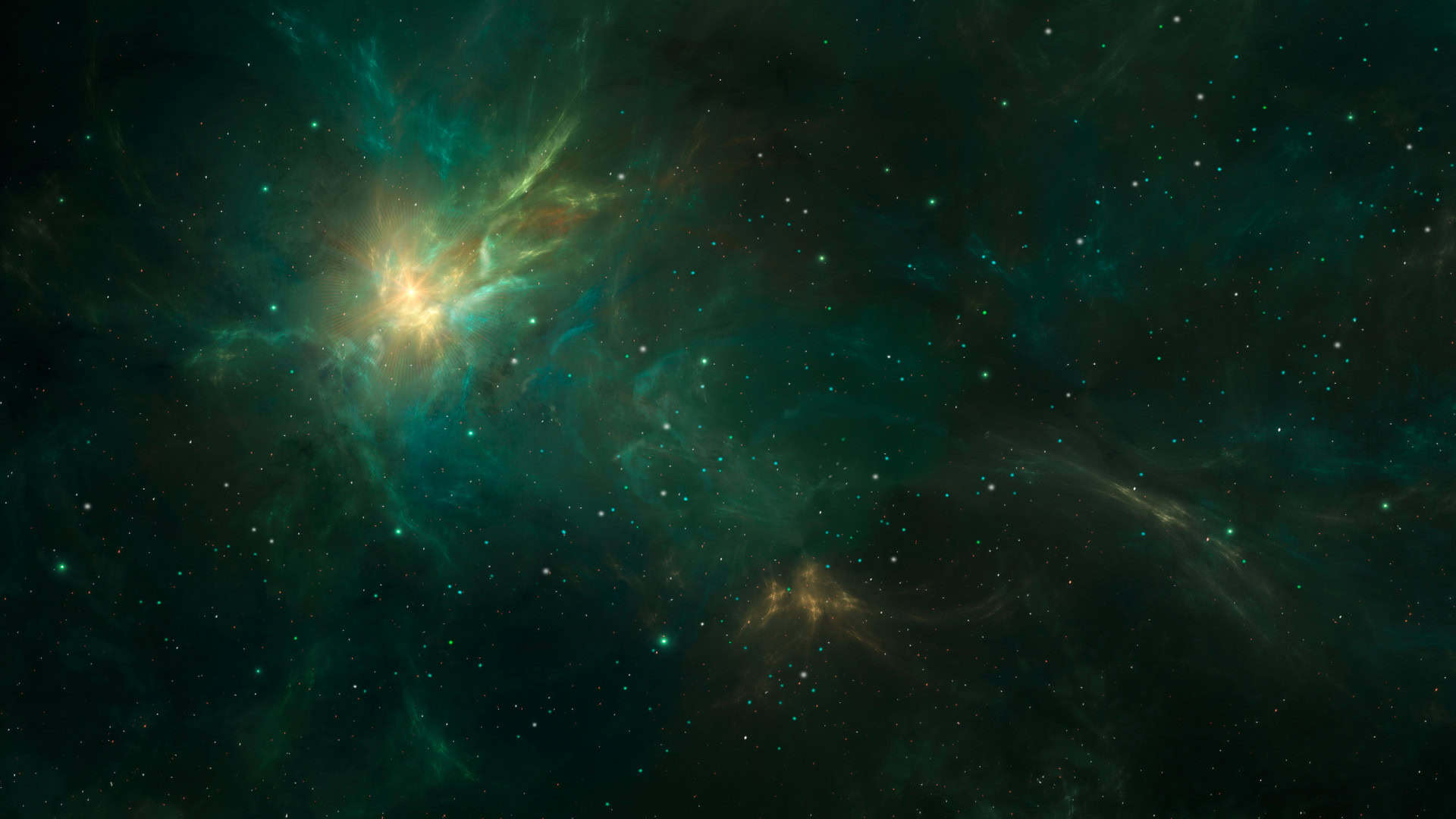Universo visto por um telescópio