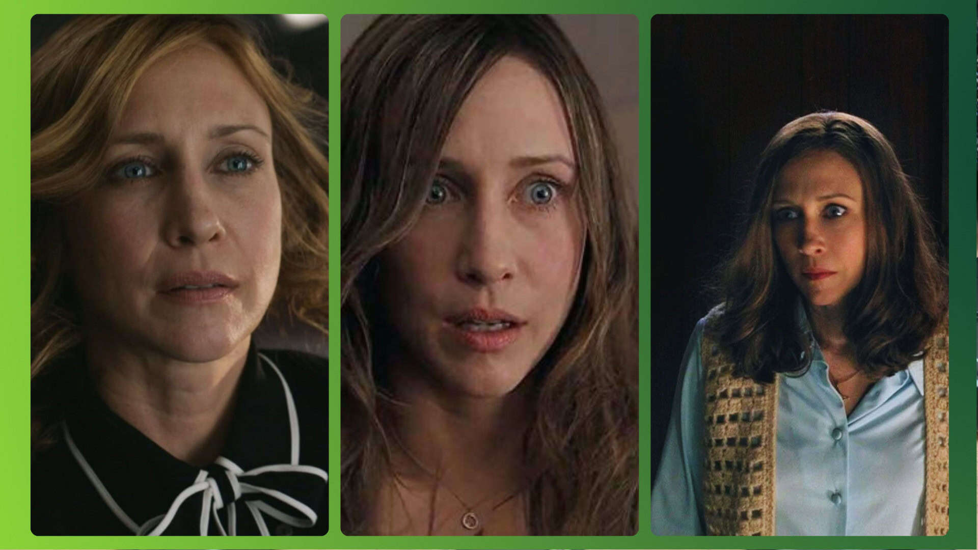 Vera Farmiga em O Passageiro, A Orfã e Invocação do Mal